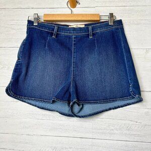Dittos Shorts Womens Size 30 High Rise Denim Rounded Hem Side Slits Summer